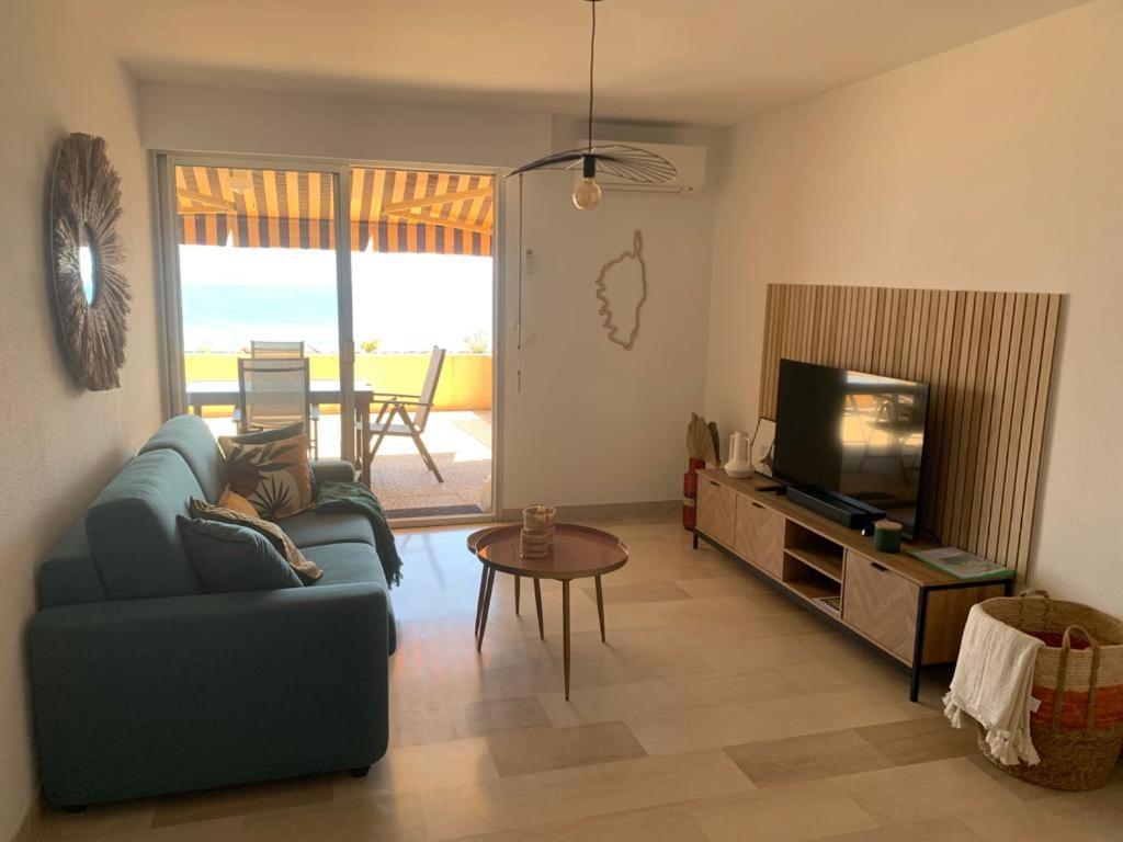 Marinella, Vue Mer Panoramique, Superbe T2 Plage A 150 M Ajaccio (Corsica) Exterior foto